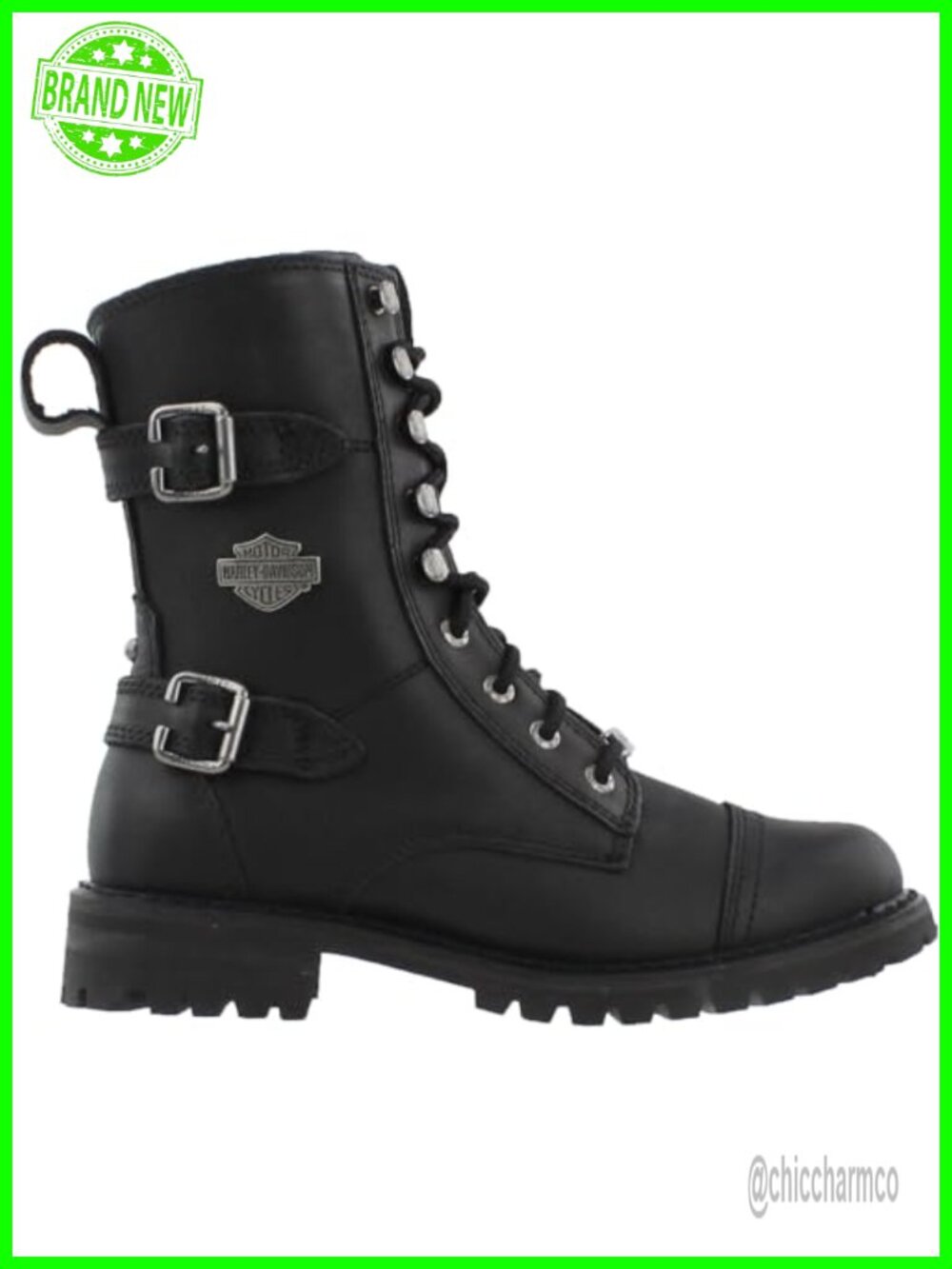 Harley-Davidson Balsa Full Grain Leather Ankle Bootie Work Boot